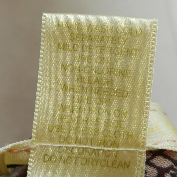 Vtg New York City Design Co Sheer Top Size S Leopard Lace Print Ruffle Tie Front - Picture 8 of 10